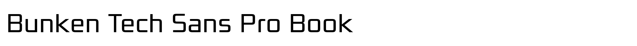 Bunken Tech Sans Pro Book image